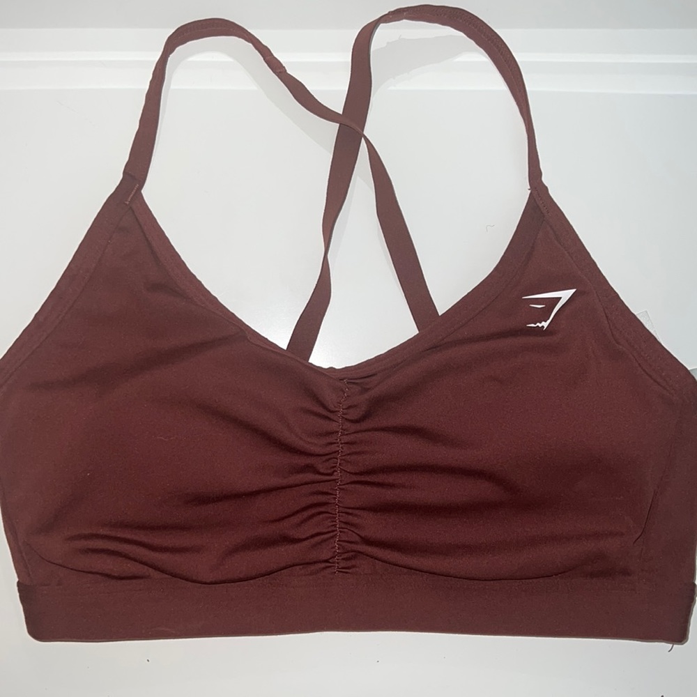 Gymshark Ruched Sports Bra! Basically brand new!